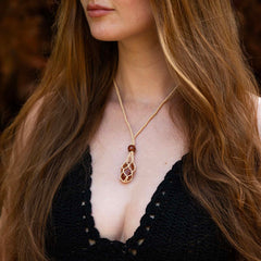 Crystal Holder Necklace