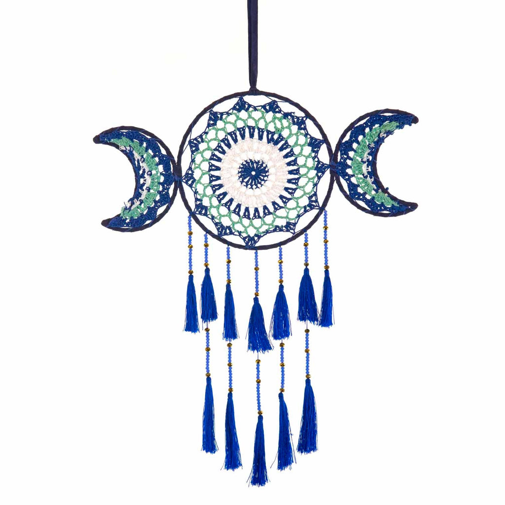 Crochet Triple Goddess Dreamcatcher-Siesta Crafts