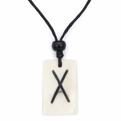 Rune Pendant Necklace-Siesta Crafts