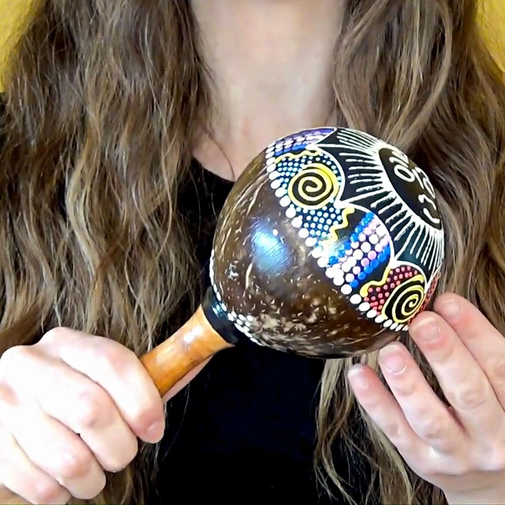 Sun Painted Maraca