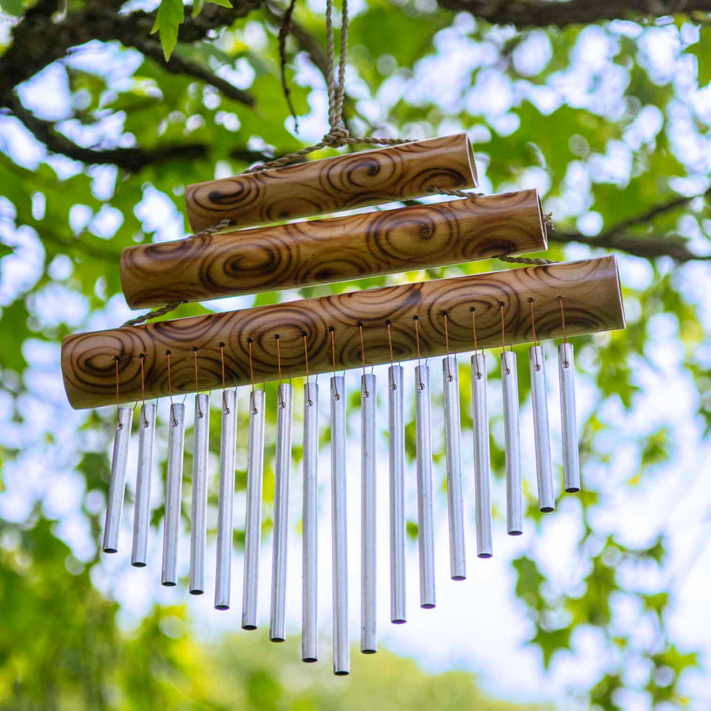 Large Triple Bamboo Chime-Siesta Crafts