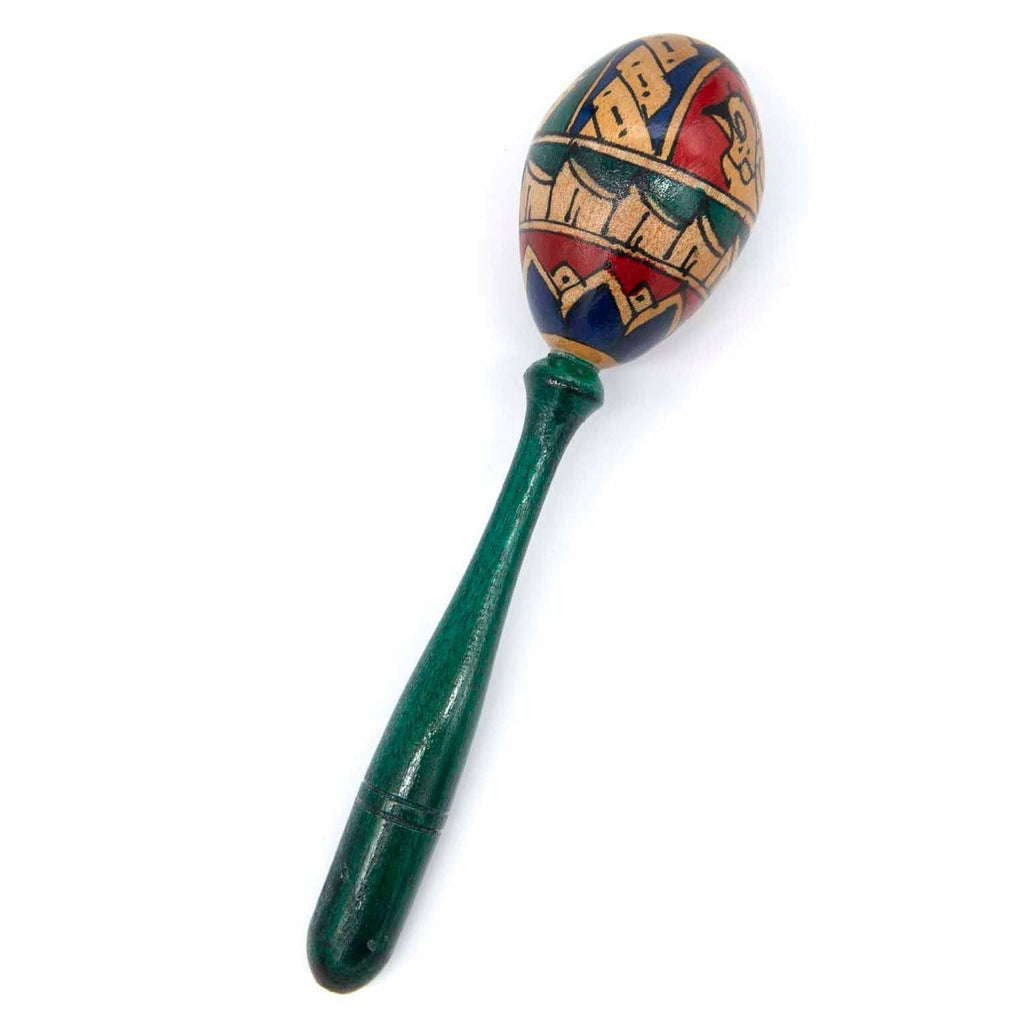 Painted Egg Stick Shaker-Siesta Crafts