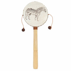 Zebra Zoo Hand Drum-Siesta Crafts