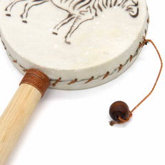 Zebra Zoo Hand Drum-Siesta Crafts