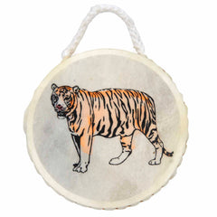 Small Ocean Drum Tiger Design-Siesta Crafts