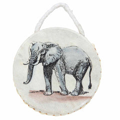Small Ocean Drum Elephant Design-Siesta Crafts