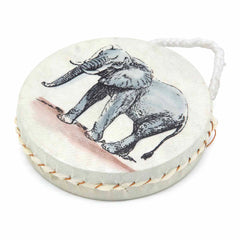 Small Ocean Drum Elephant Design-Siesta Crafts