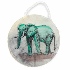 Small Ocean Drum Elephant Design-Siesta Crafts