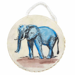 Small Ocean Drum Elephant Design-Siesta Crafts