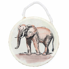 Small Ocean Drum Elephant Design-Siesta Crafts