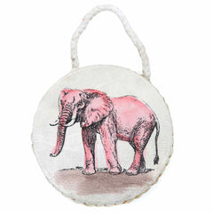 Small Ocean Drum Elephant Design-Siesta Crafts