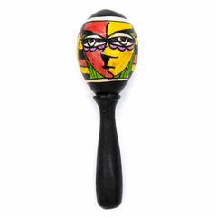 Lombok Design Handle Egg Shaker-Siesta Crafts