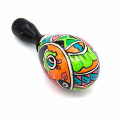 Lombok Design Handle Egg Shaker-Siesta Crafts