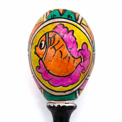 Lombok Design Handle Egg Shaker-Siesta Crafts