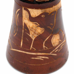 Carved Elephant Djembe Drum 30cm