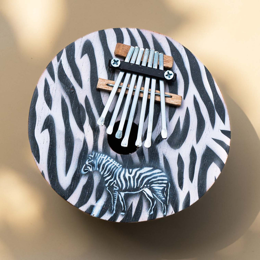 Zebra Pattern Thumb Piano