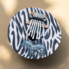 Zebra Pattern Thumb Piano