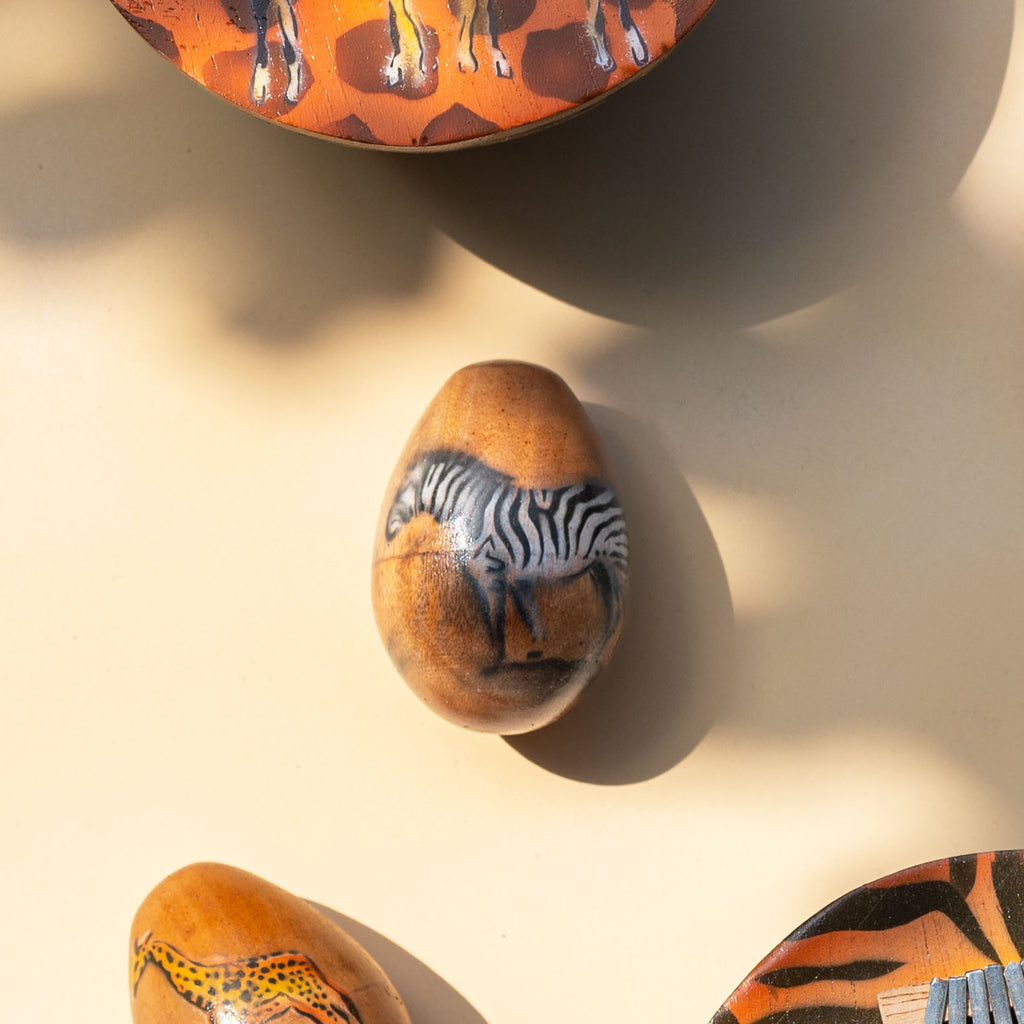 Zebra Egg Shaker