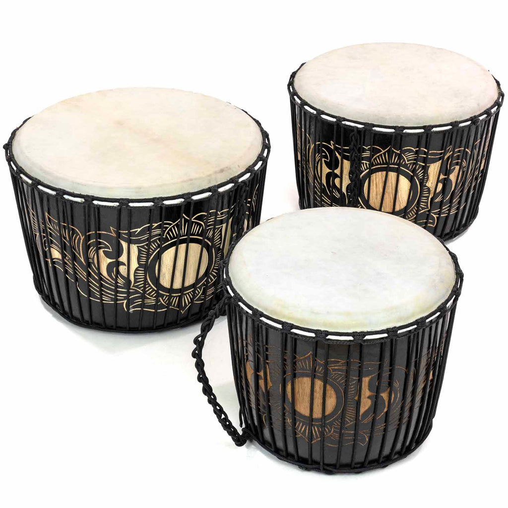 Malaysian Style Drum Set of Three