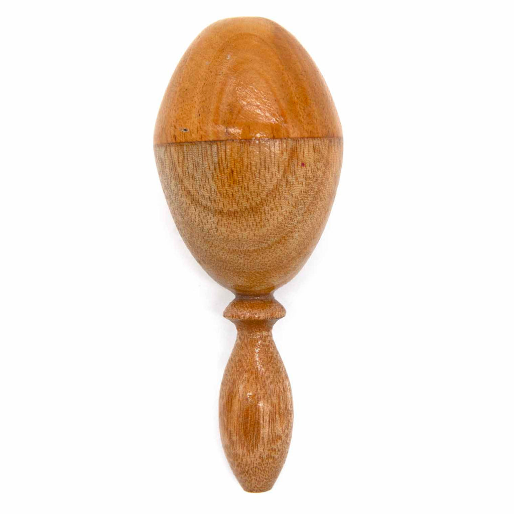 Natural Egg Shaker on Stick