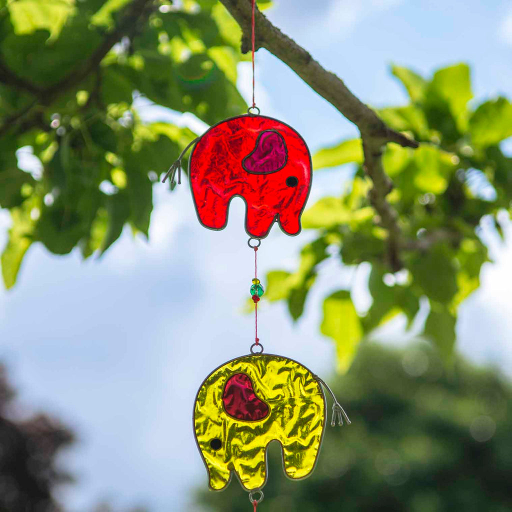 String of Elephants Suncatcher-Siesta Crafts