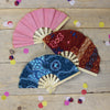 Ten Balinese Batik Fans-Siesta Crafts