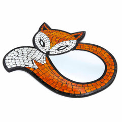 Fox Mosaic Mirror-Siesta Crafts