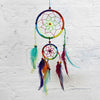 Small Bright Rainbow Dreamcatcher-Siesta Crafts