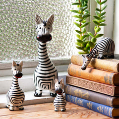 Cartoon Shelf Zebra-Siesta Crafts