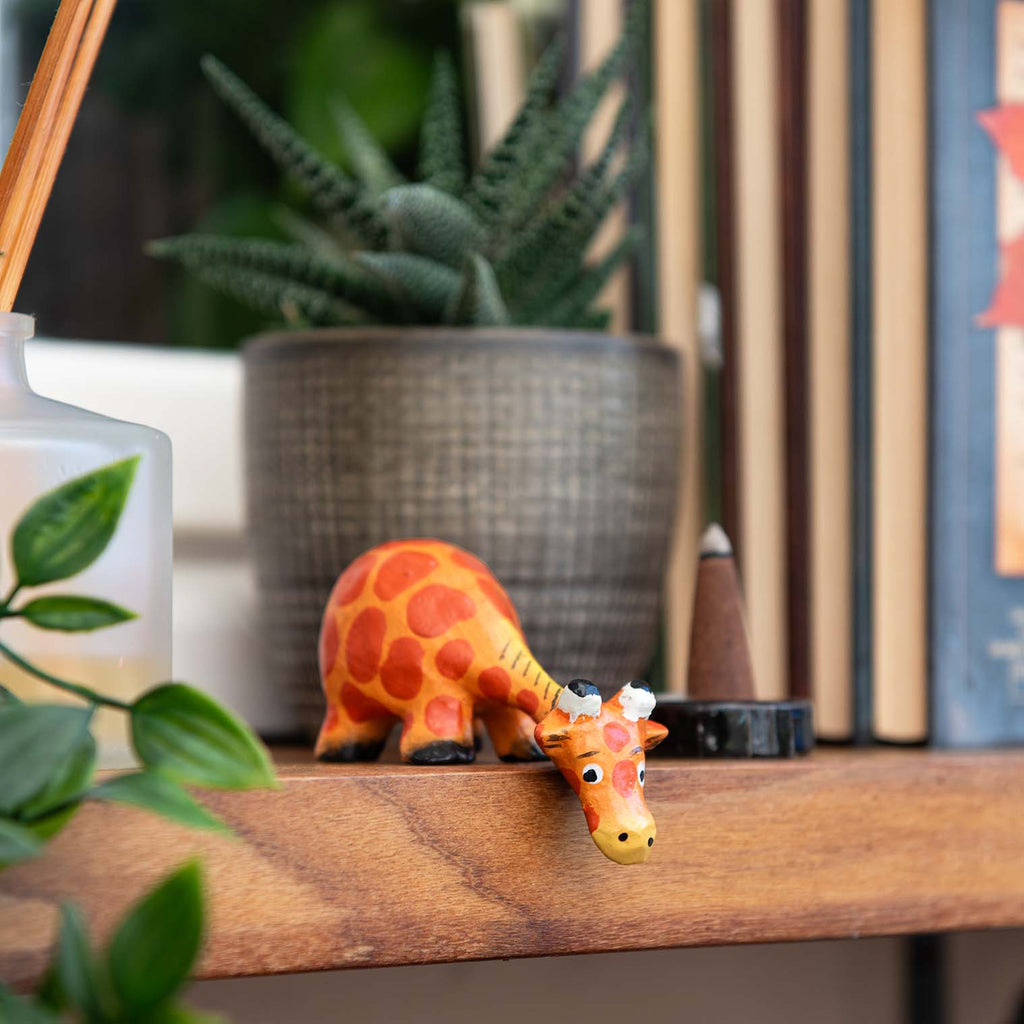 Cartoon Shelf Giraffe-Siesta Crafts
