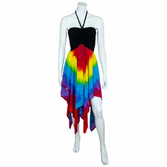 Rainbow Hanky Hem Dress