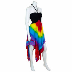 Rainbow Hanky Hem Dress