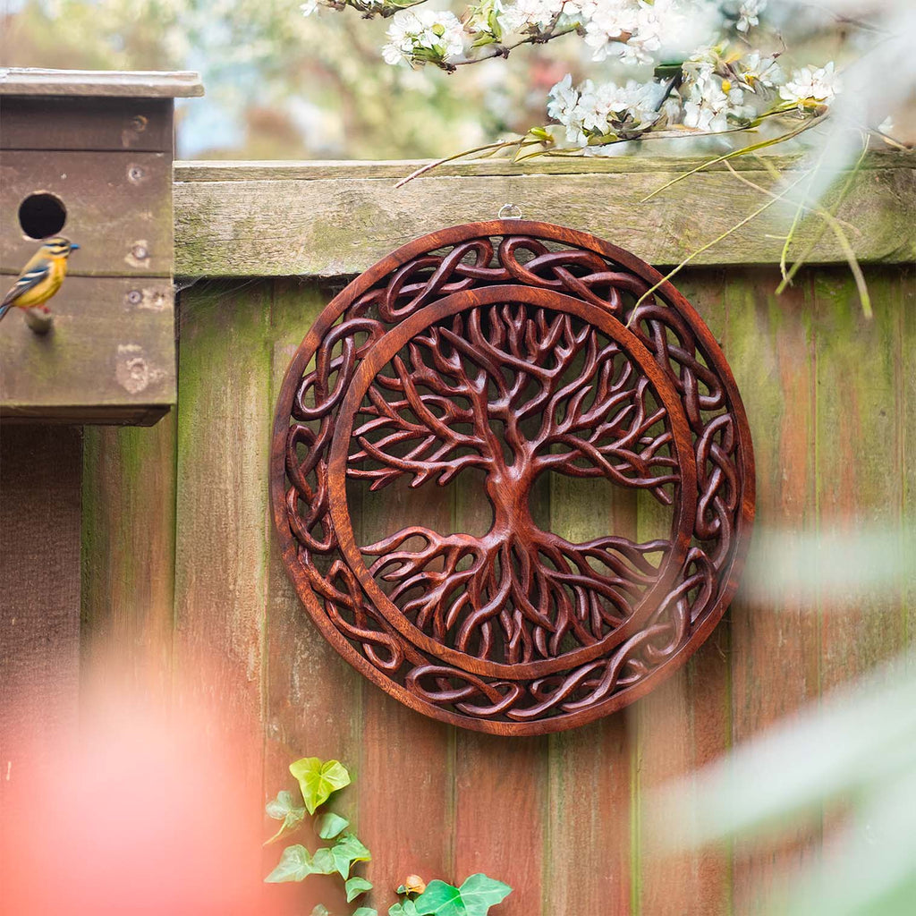 Intricate Tree Knot Plaque-Siesta Crafts