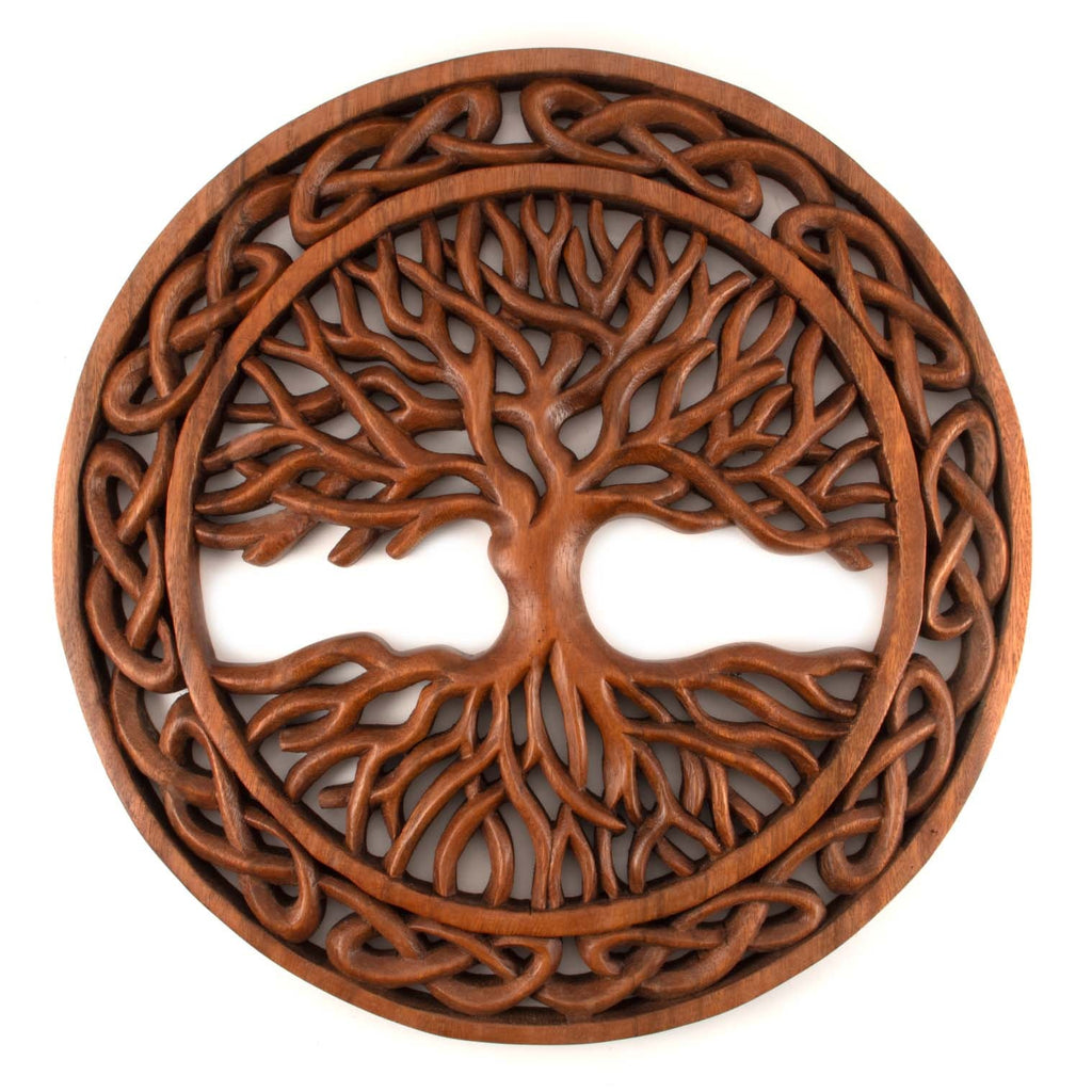 Intricate Tree Knot Plaque-Siesta Crafts