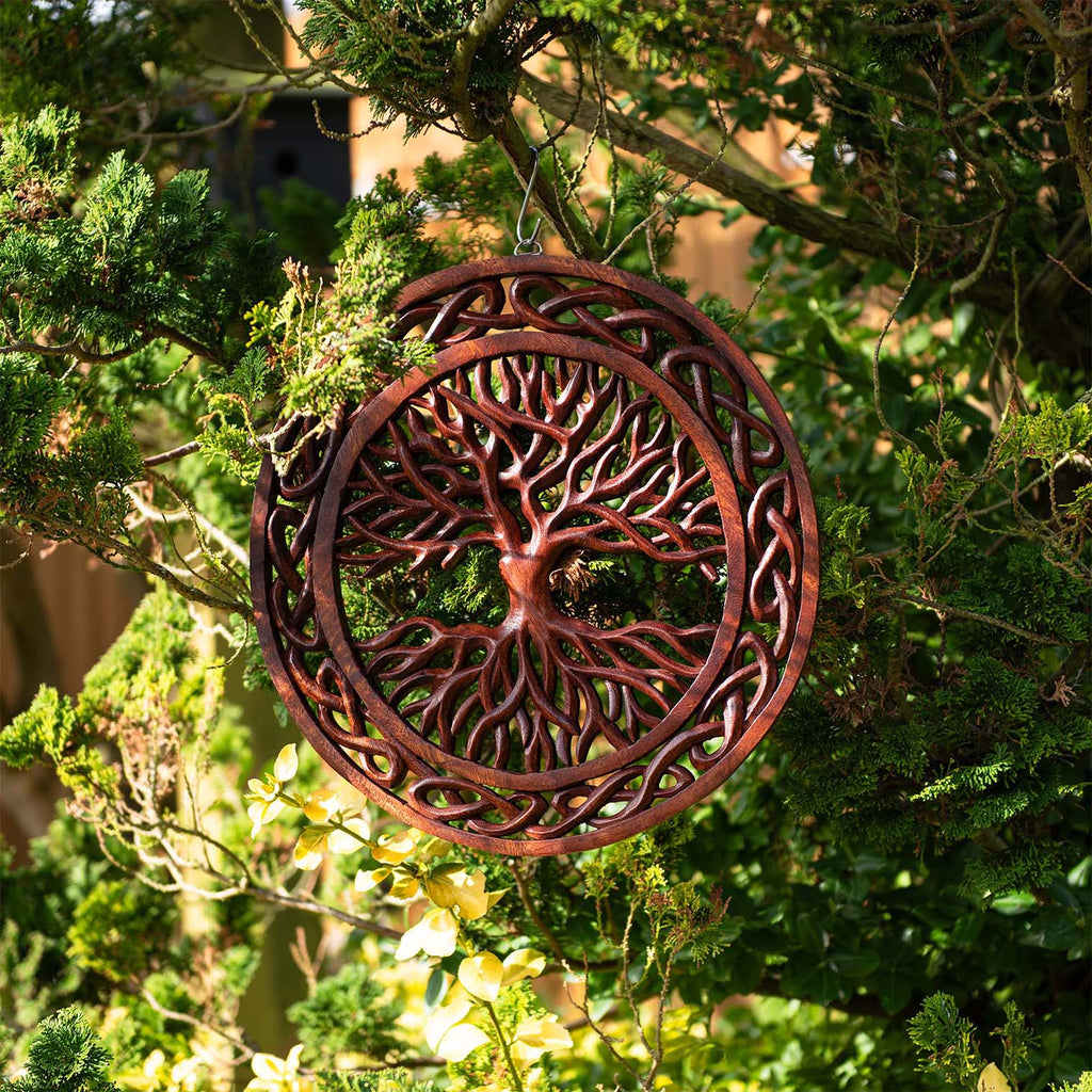 Intricate Tree Knot Plaque-Siesta Crafts