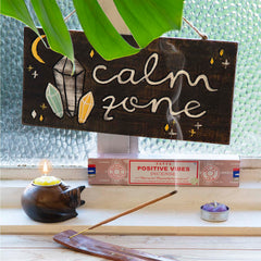 Calm Zone Plaque-Siesta Crafts