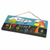 Hippy At Heart Plaque-Siesta Crafts