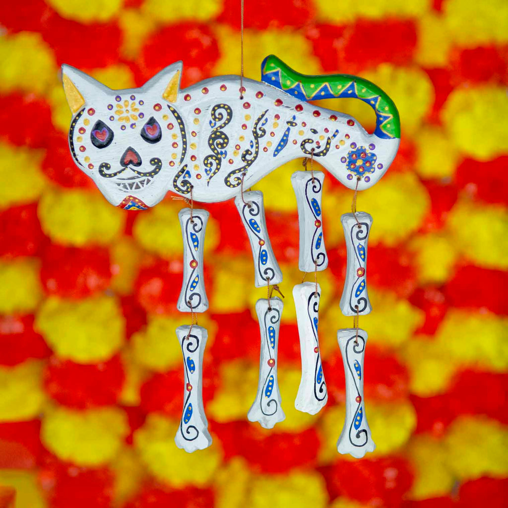 Candy Skull Cat-Siesta Crafts