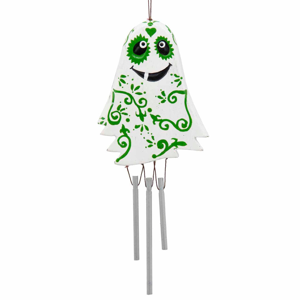 Spooky Ghost Chimes-Siesta Crafts