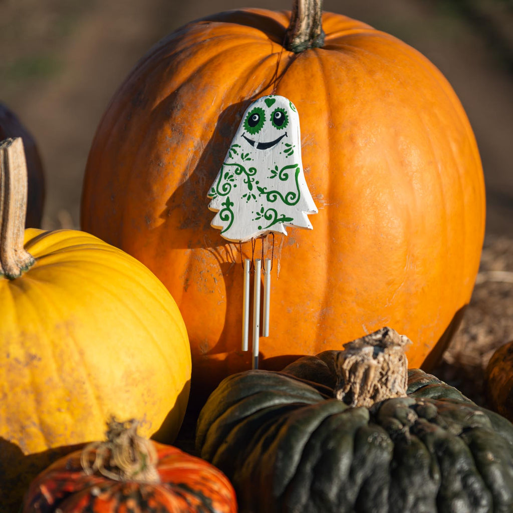 Spooky Ghost Chimes-Siesta Crafts