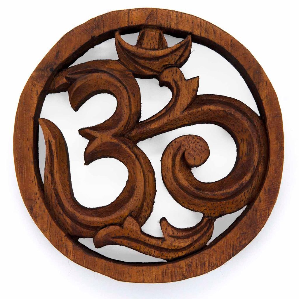 Small Om Plaque-Siesta Crafts