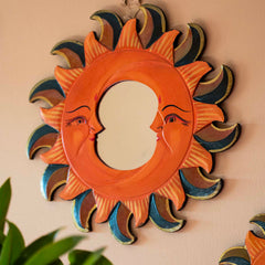 Large Double Moon Mirror-Siesta Crafts