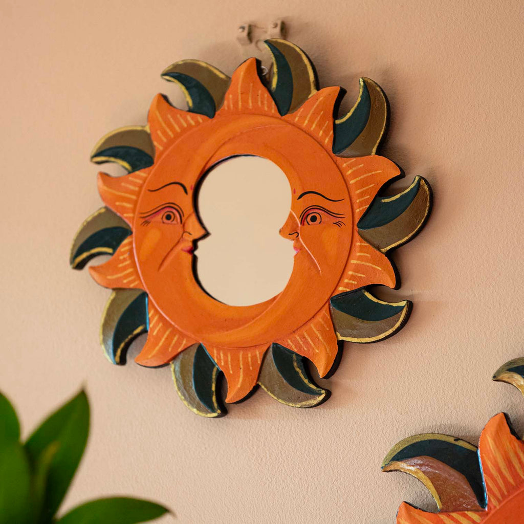 Small Double Moon Mirror-Siesta Crafts