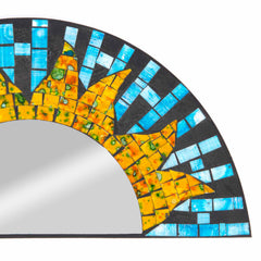Rising Sun Mosaic Mirror-Siesta Crafts