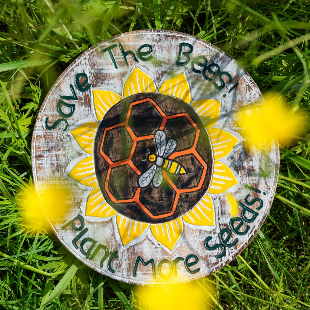 Save The Bees Plaque-Siesta Crafts
