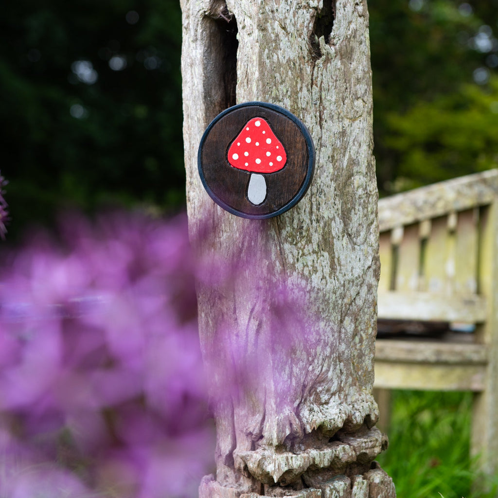Mini Mushroom Plaque-Siesta Crafts