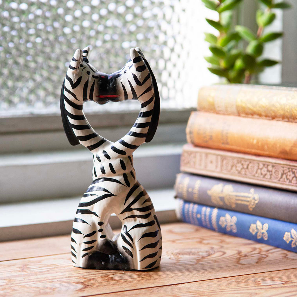 Kissing Cartoon Zebras-Siesta Crafts