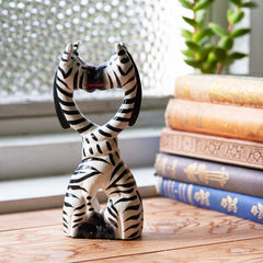 Kissing Cartoon Zebras-Siesta Crafts