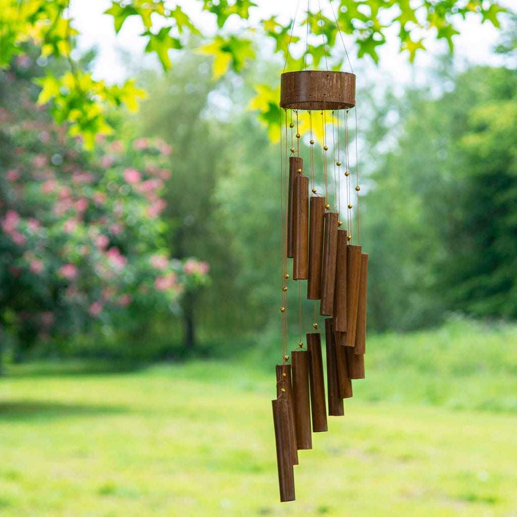 Spiral Bamboo Windchime-Siesta Crafts