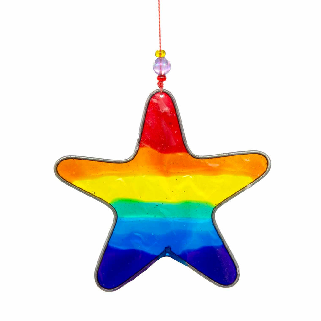 Rainbow Star Suncatcher-Siesta Crafts